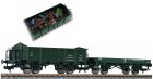 591002 Fleischmann Set of 2 railway maintenance  train waste cars